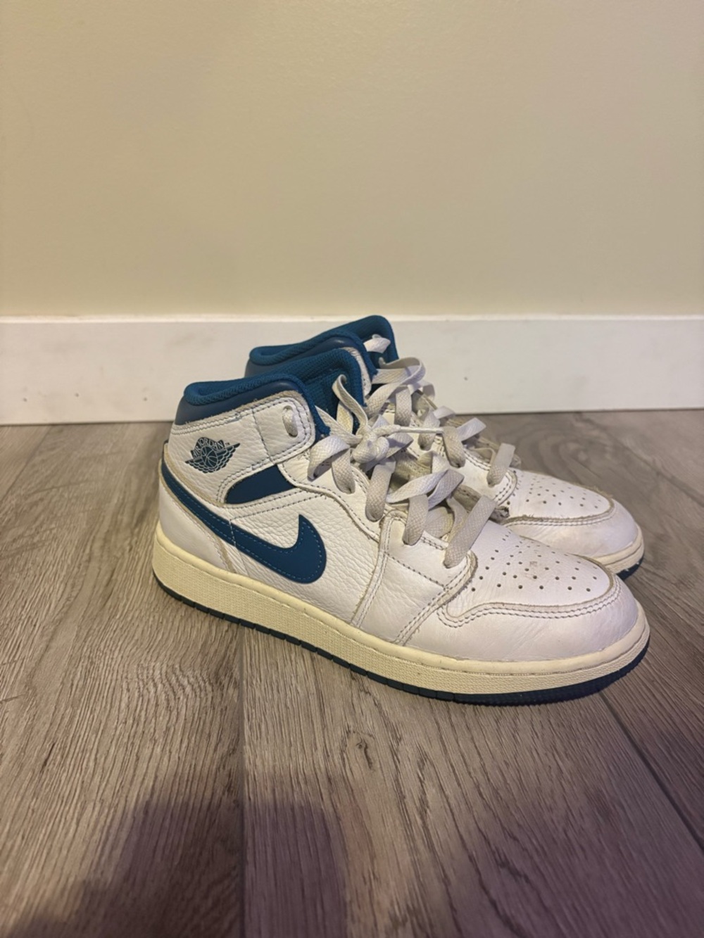 Jordan Youth Sneaker in Blue and White